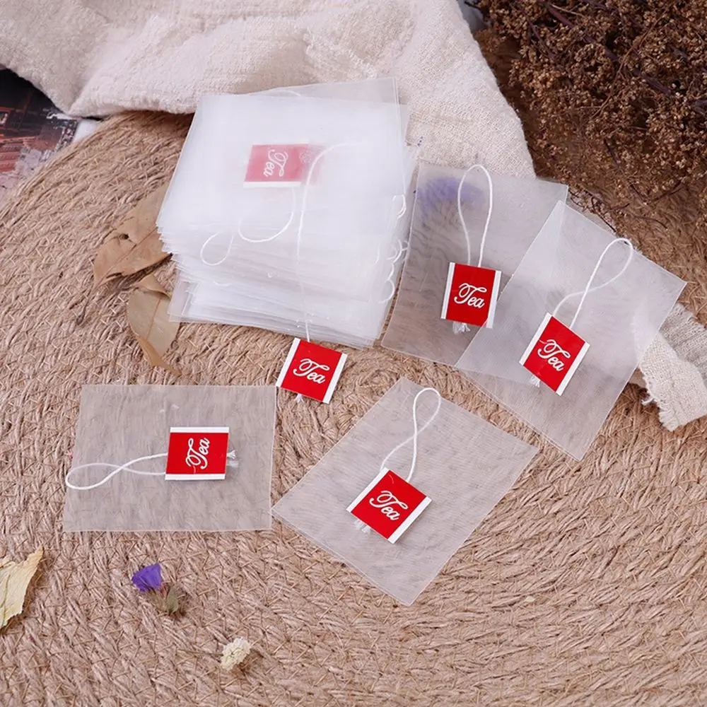 

100pcs/lot 7 x 6cm Tea Bag Infuser With String Heal Seal Sachet Filter Paper Teabags Empty Tea Bags Tea Accessories