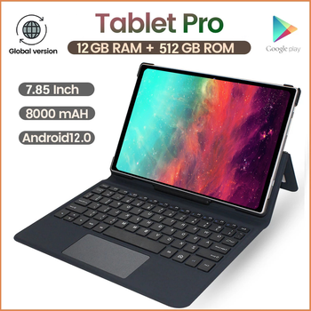 Global Version M12 Tablet Android 12 WPS Office Notebook 7.85Inch Laptop Google Play Pad MINI 12GB 512GB 8800mAh 5G Keyboard Hot-134844