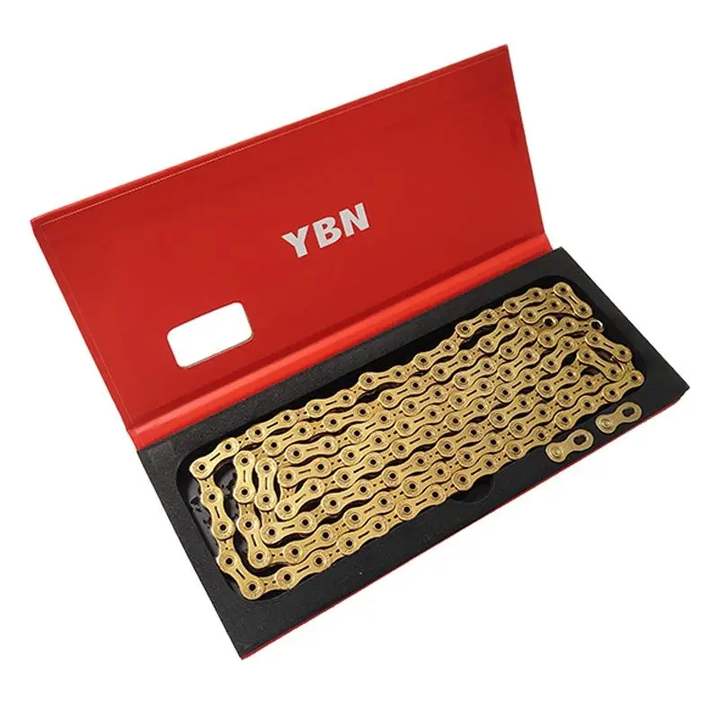 

Цепь велосипедная YBN 11s, запчасти для горного велосипеда, гибридный велосипед 116, звено для shimano sram campagnolo, запчасти для велосипеда