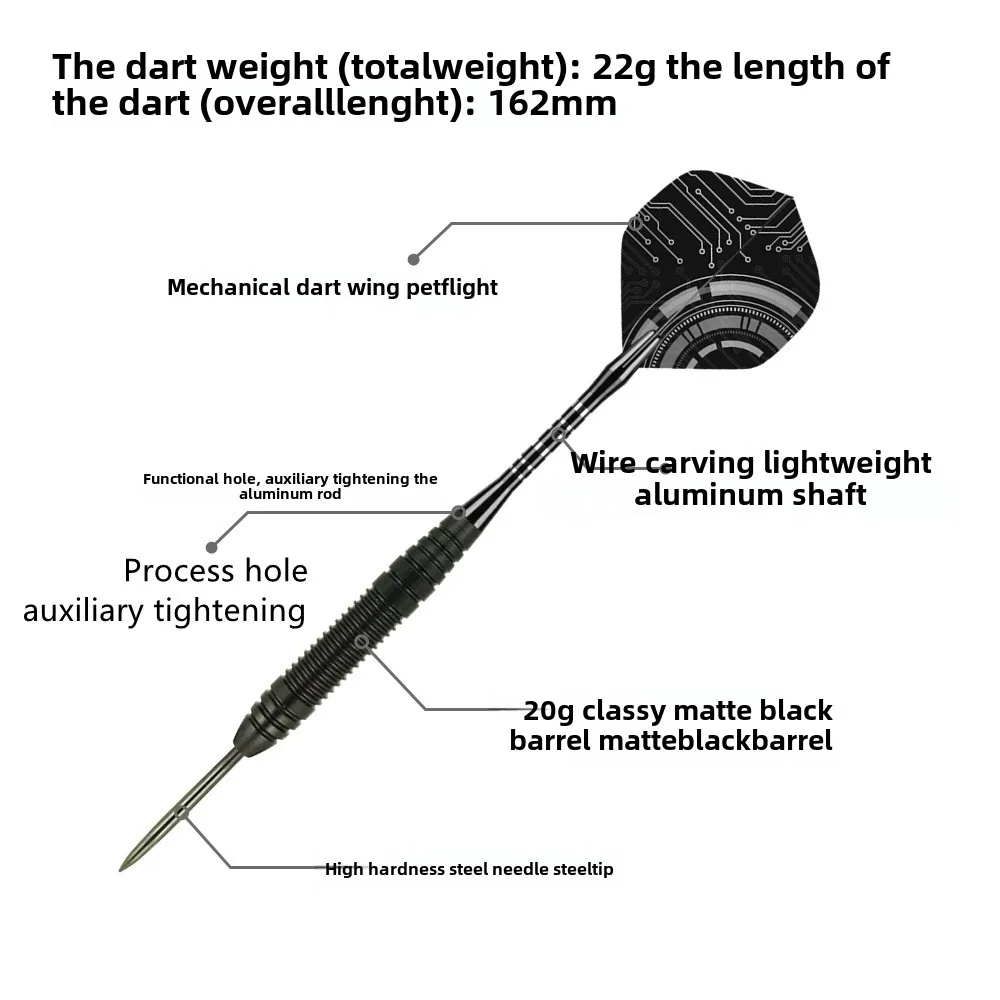 3 шт./компл. 22 г профессиональных электронных мягких остроконечных дартс с