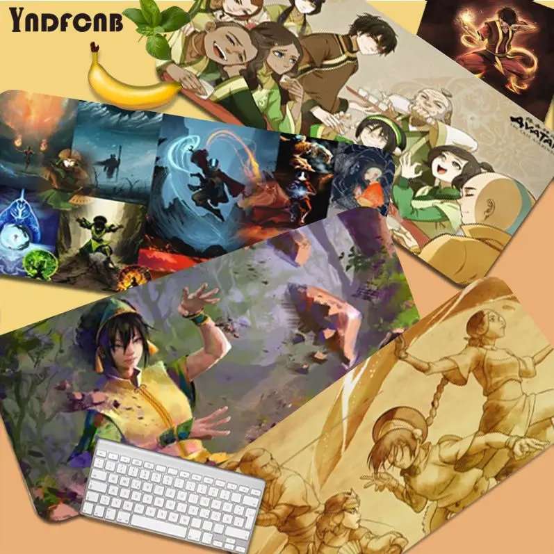 

The Last Airbender Hot Sales Large Mouse pad PC Computer mat for large Edge Locking Gameing World of tanks CS GO