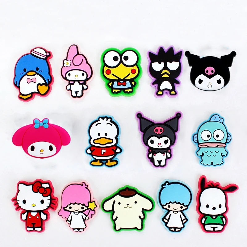 

Аксессуары Sanrio Kuromi My Melody Cinnamoroll чехол для телефона Сделай Сам kawaii аниме пластырь фигурка Милая ПВХ Декор кукла игрушки подарок