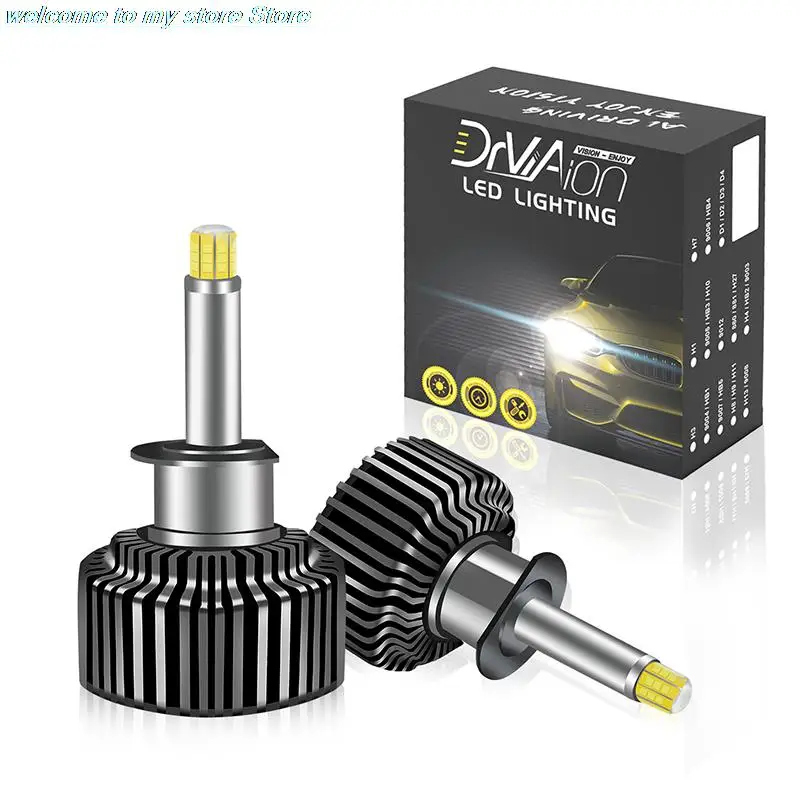 

1 Pair H1 LED Canbus 360 Led Car Headlight Bulb diode Fog Lamp for auto 6500K