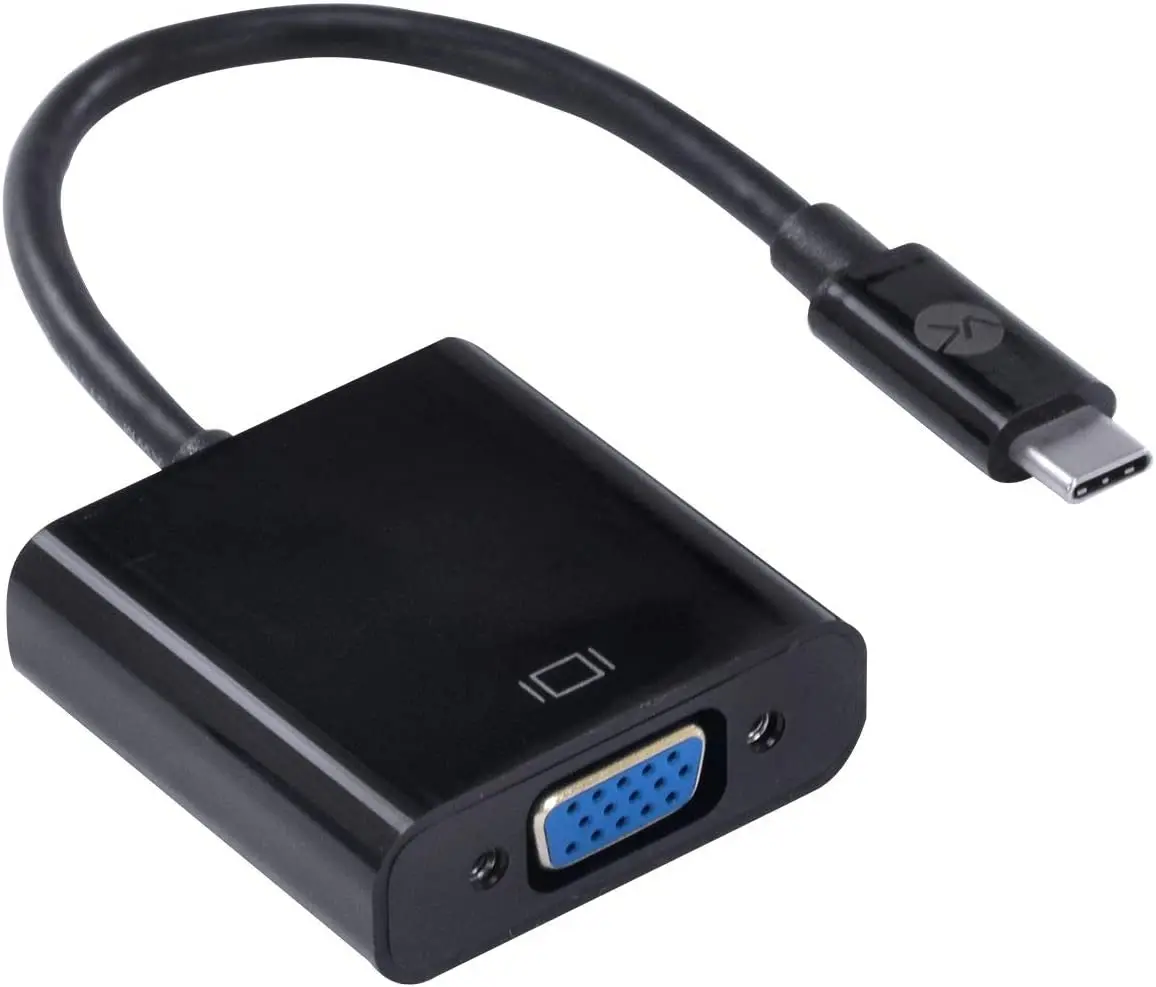 

ADAPTADOR USB TIPO C X VGA FEMEA FULL HD 1080P 20CM - ACHDMI-20 31459