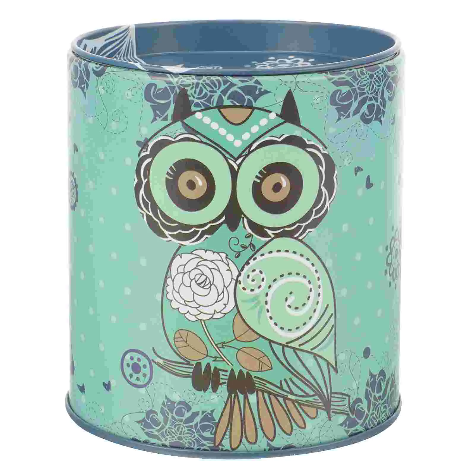 

Owl Piggy Bank Money Jar Banks Adults Metal Kids Children Tinplate Personalized Girls
