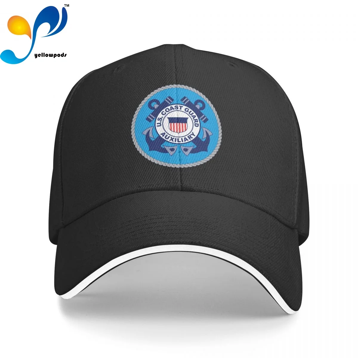 

United States Coast Guard Auxiliary Baseball Hat Unisex Adjustable Baseball Caps Hats for Men and Women