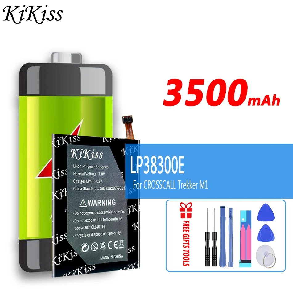 

Аккумулятор высокой емкости KiKiss LP38300E, 3500 мАч, для кросс-вызовов, туристических, M1 аккумуляторов