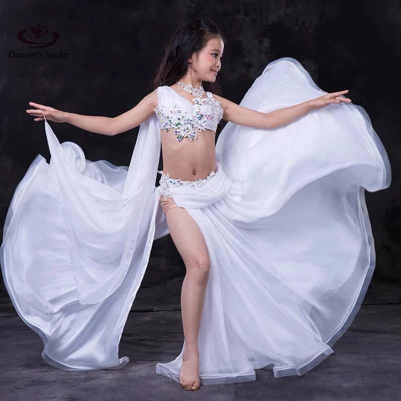 Платье для танца живота длинная юбка с разрезом высокого класса кисточка Hot Diamond