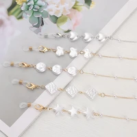 pearl glasses chains fashion necklace sunglasses lanyards non slip glasses cords eyeglasses strap eyewear accessories