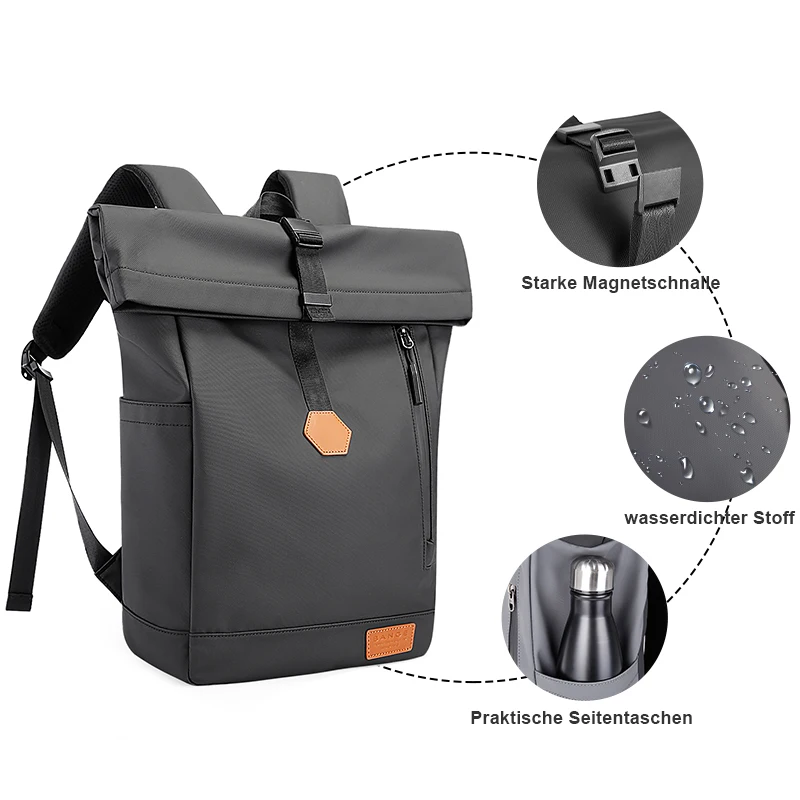 Рюкзак BANGE школьный дорожный рюкзак подходит для 15 6-дюймового ноутбука модный