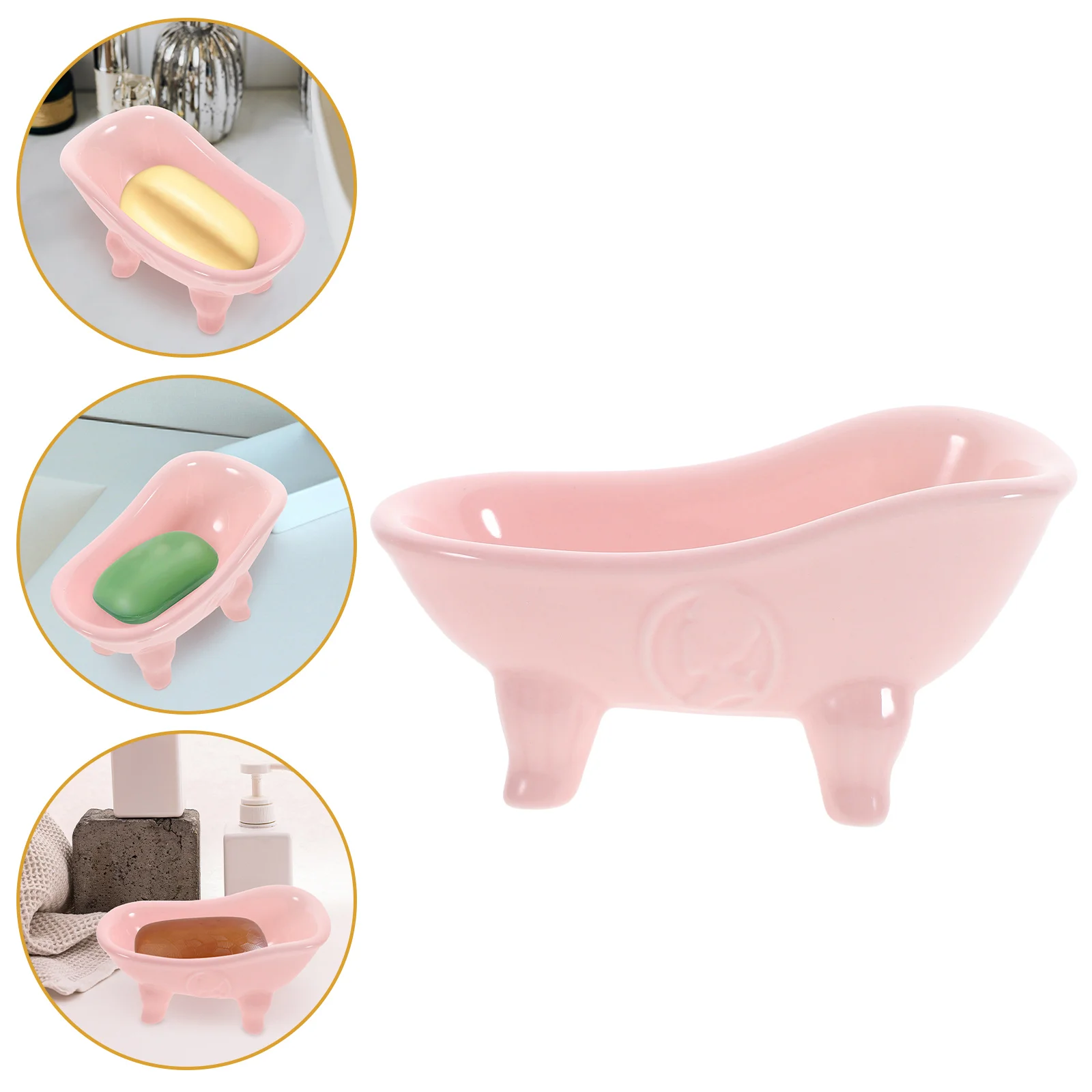 

Bathroom Soap Tray Dish With Drainage Hole Dishes For Shower Anti-slip Holder Bar Holders