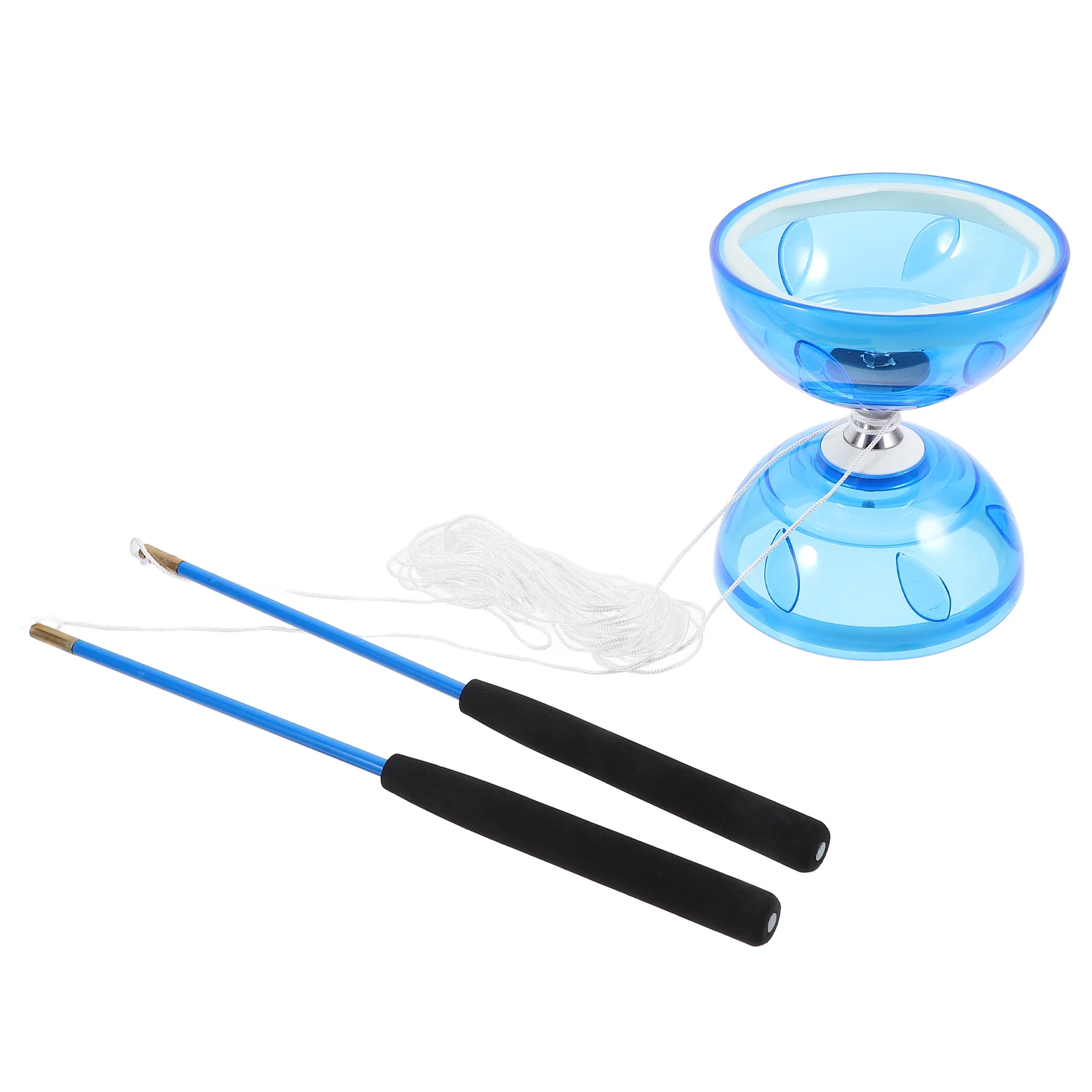 Double-headed Diabolo Yoyo Juggling Toy Chinese for Kids Major Professional Soft Rubber Present