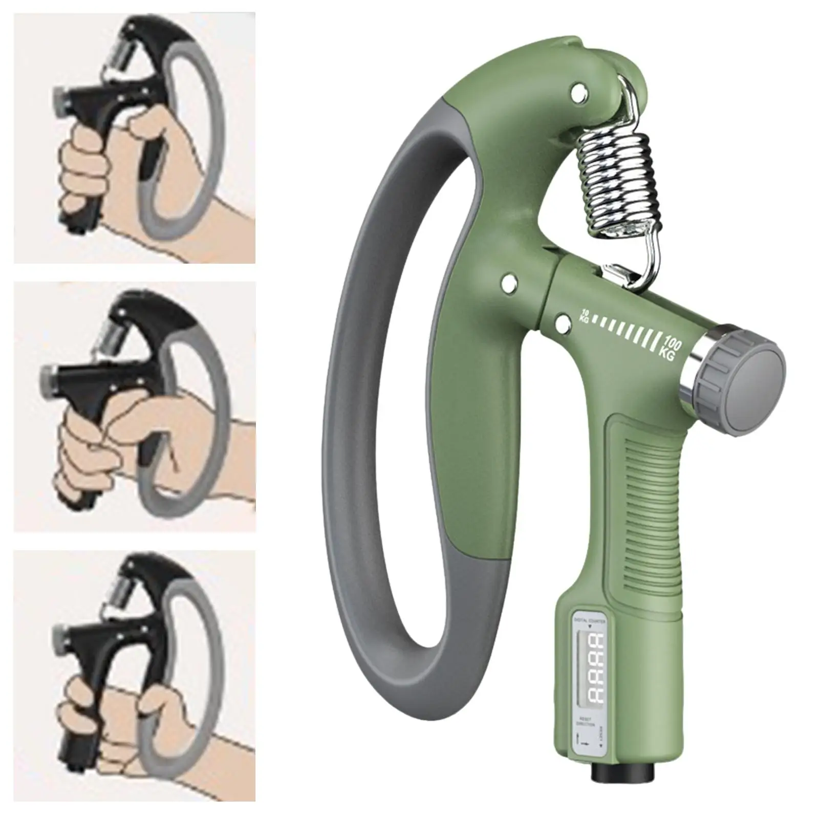 

Hand Grip Strengthener Adjustable Resistance Grip with Counter