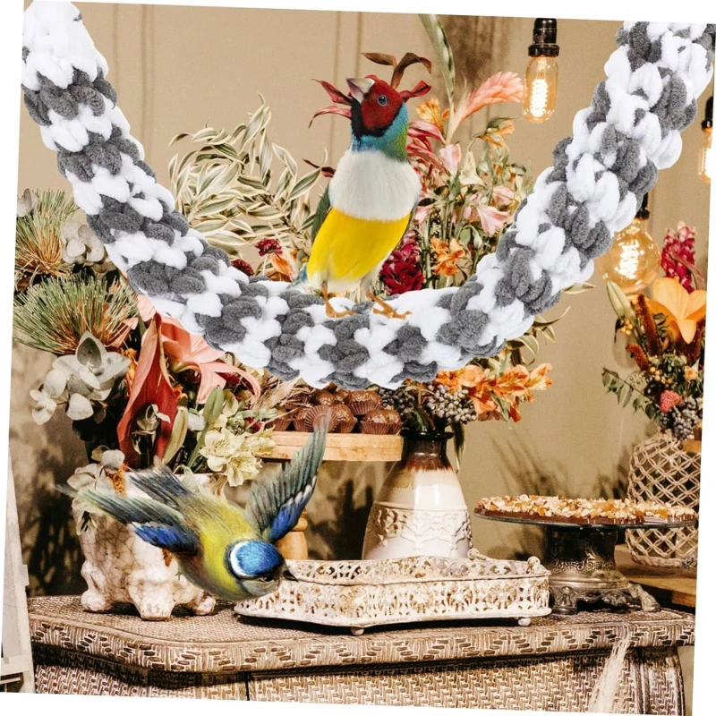 58 См Плетеная Веревочная Игрушка Для Попугаев Хомяков Качели Строгальный Станок