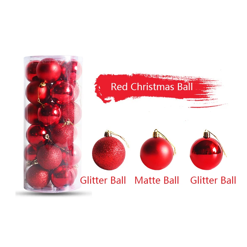 

Набор елочных игрушек 24 шт.