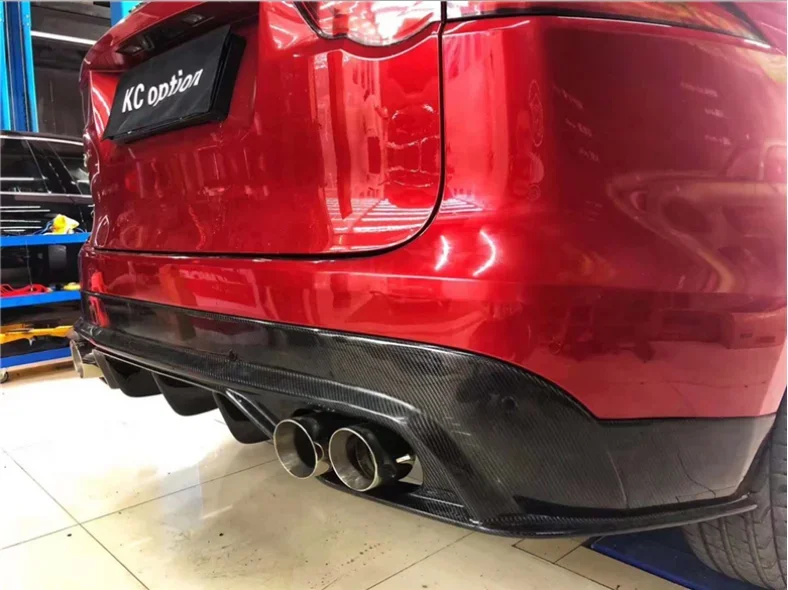 Диффузор для заднего багажника из настоящего углеродного волокна разветвитель