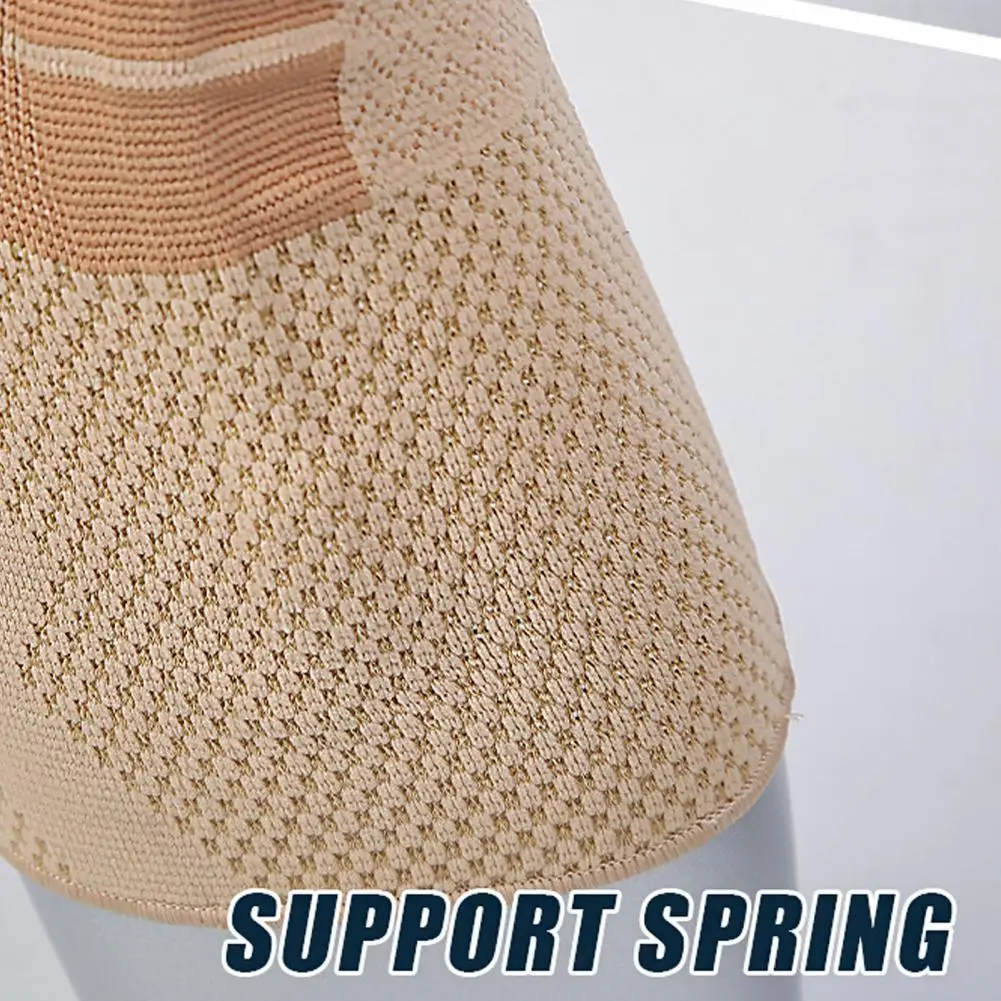 

Soft Spring Knee Pad Comfortable Skin Color Knee Brace Support Silicone Padded Knee Protector