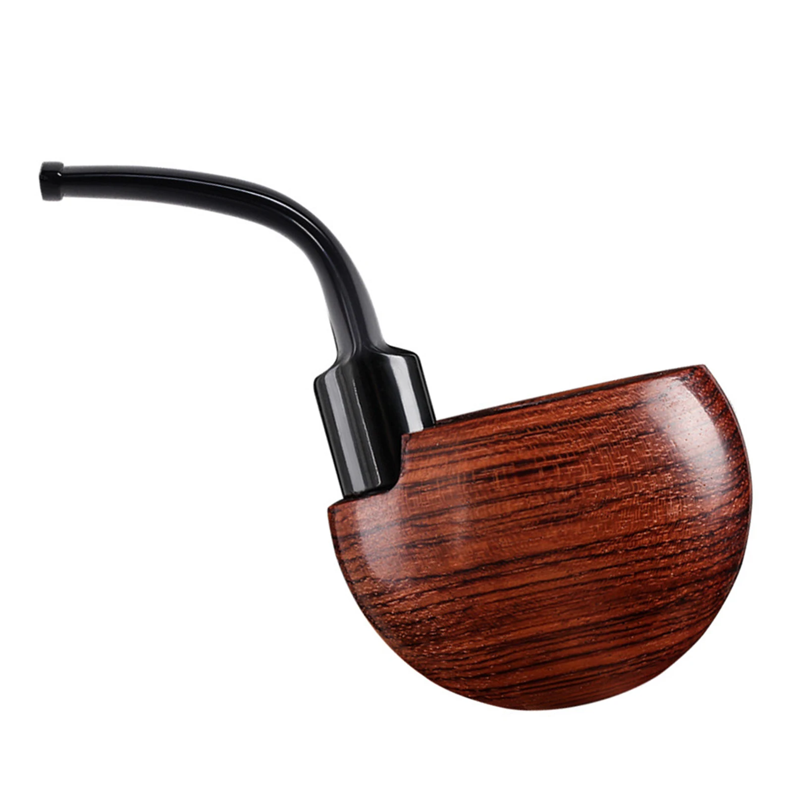 

Bent Pipe For Smoking Retro Hand Pipe For Men Smooth Bent Perfect Beginner Pipe For Smoking Vintage Gift Pocket Portable Smoking