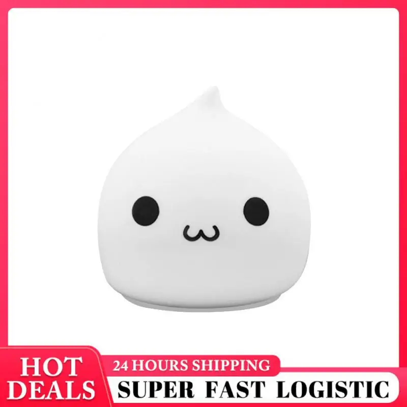 

Silicone Energy-saving Convenient Cute Silicone Night Light Colorful Bedroom Fashionable Droplet Portable Safe Battery Durable