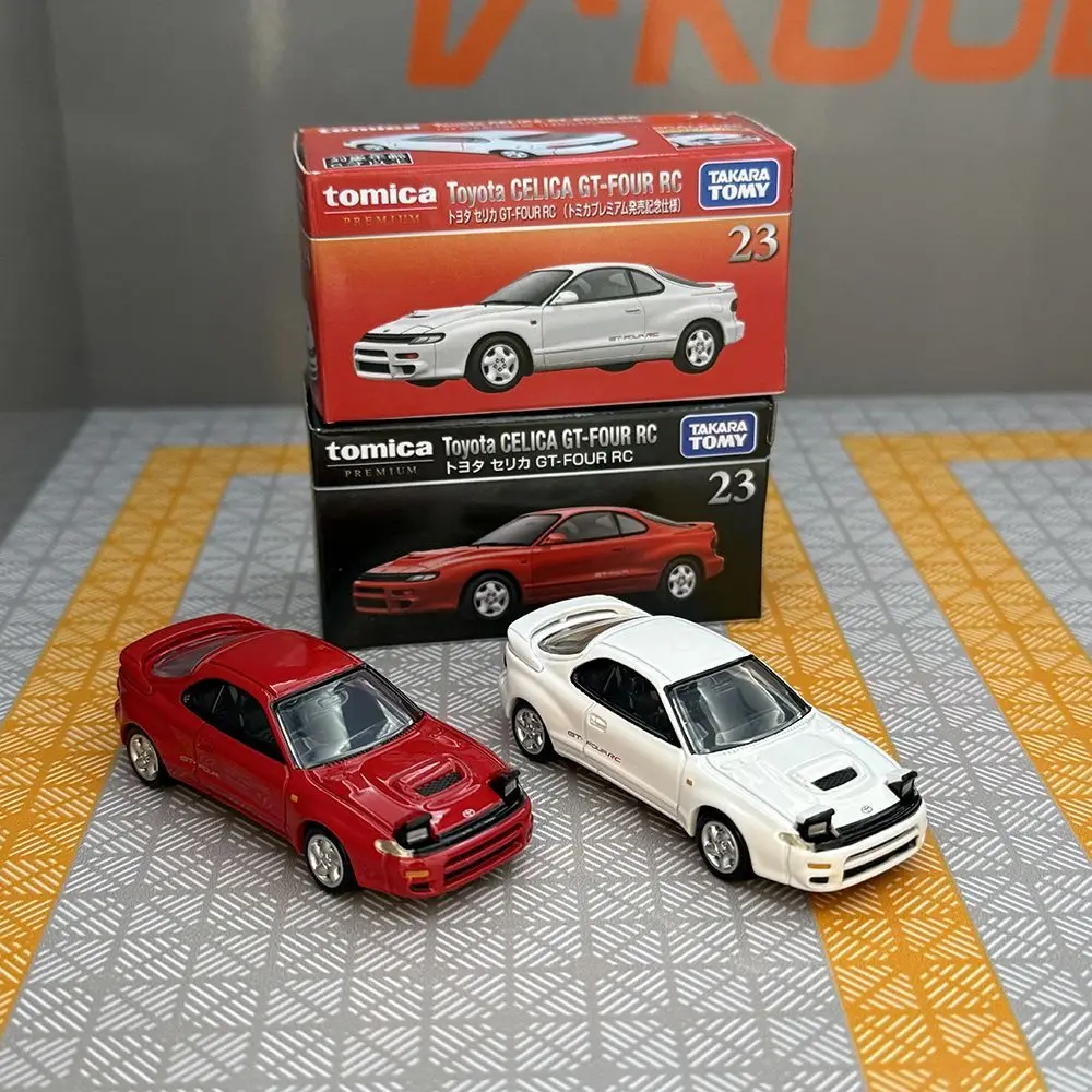 Фото Коллекционная модель автомобиля Tomica Premium Series TP23 Toyota Original Takara Tomy Celica GT-Four RC Transport Team из сплава №4