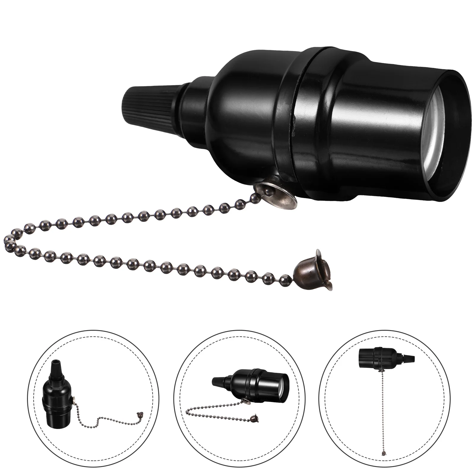 Бакелитовый держатель лампы застежка-молния выдвижной цоколь потолочный