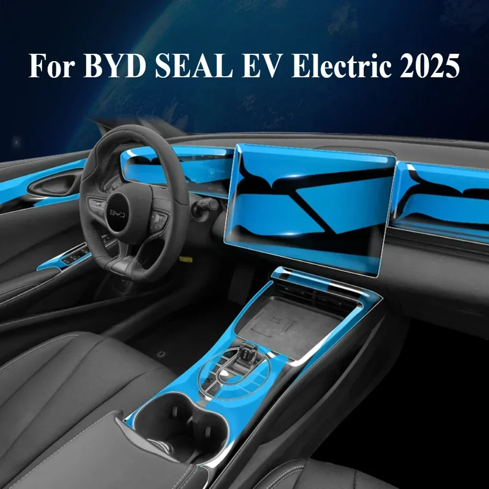 Аксессуары для BYD SEAL EV Electric 2025 внутренняя пленка прозрачная панель шестерни из