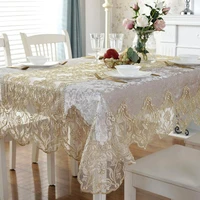 luxury lace table cloth european embroidery tea coffee round dinning tablecloths table cover home sofa towel cushion set