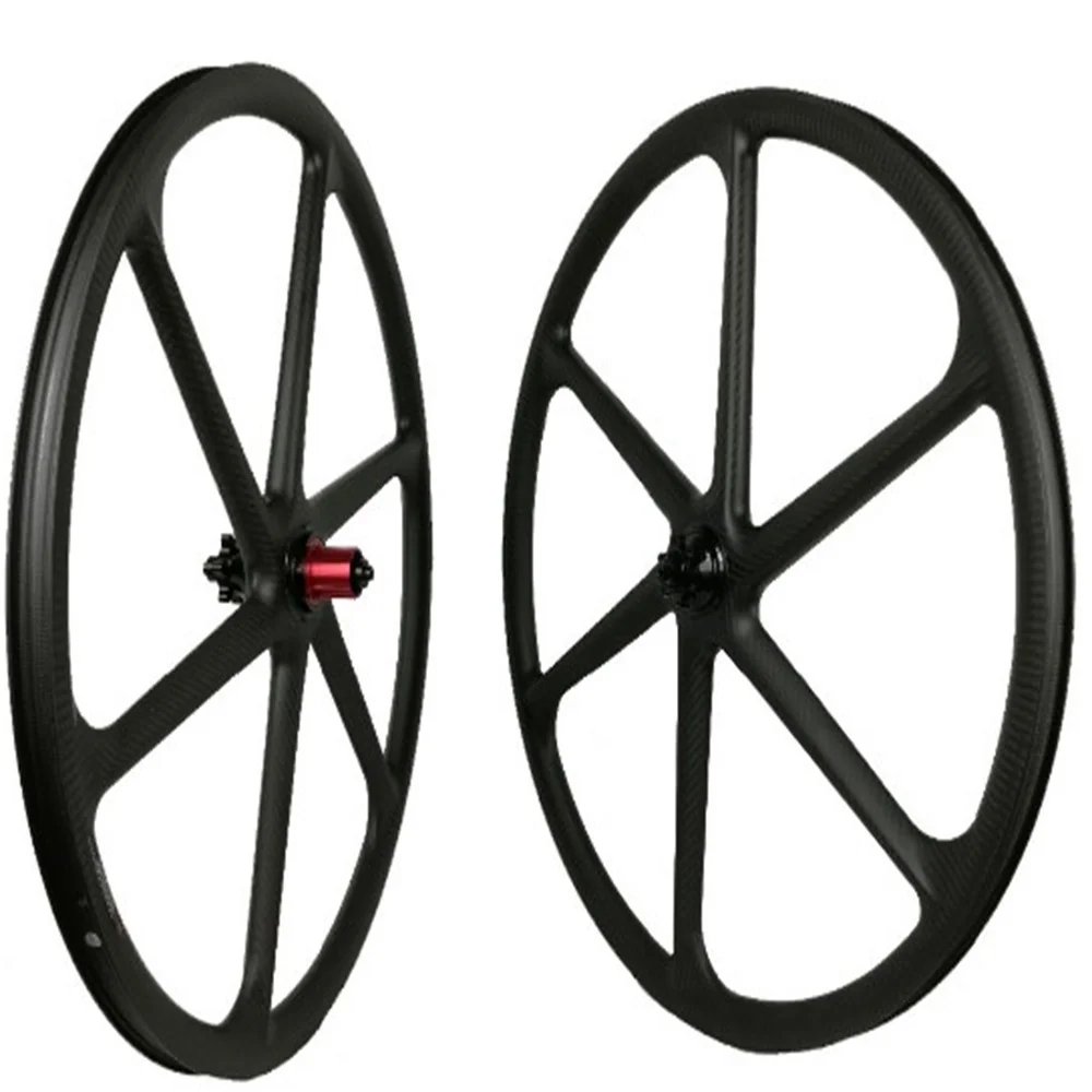 29er карбоновые mtb дисковые колеса 6 спиц комплект колес бескамерные горный диск