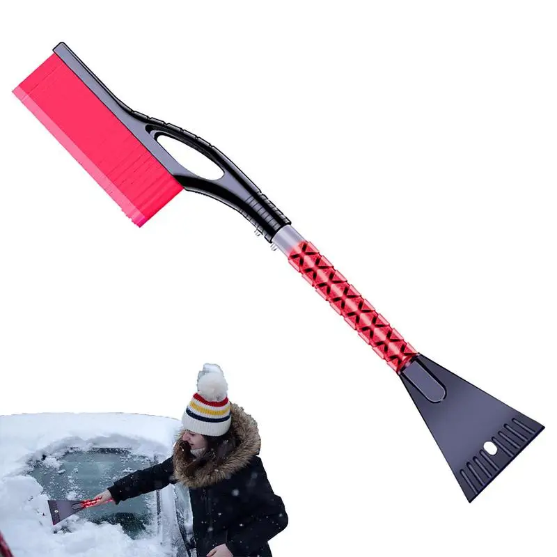 

Detachable Car Snow Sweeping Shovel With Foam Grip Removable Auto Windshield Cleaning Brush Ice Frost Scraper Remover