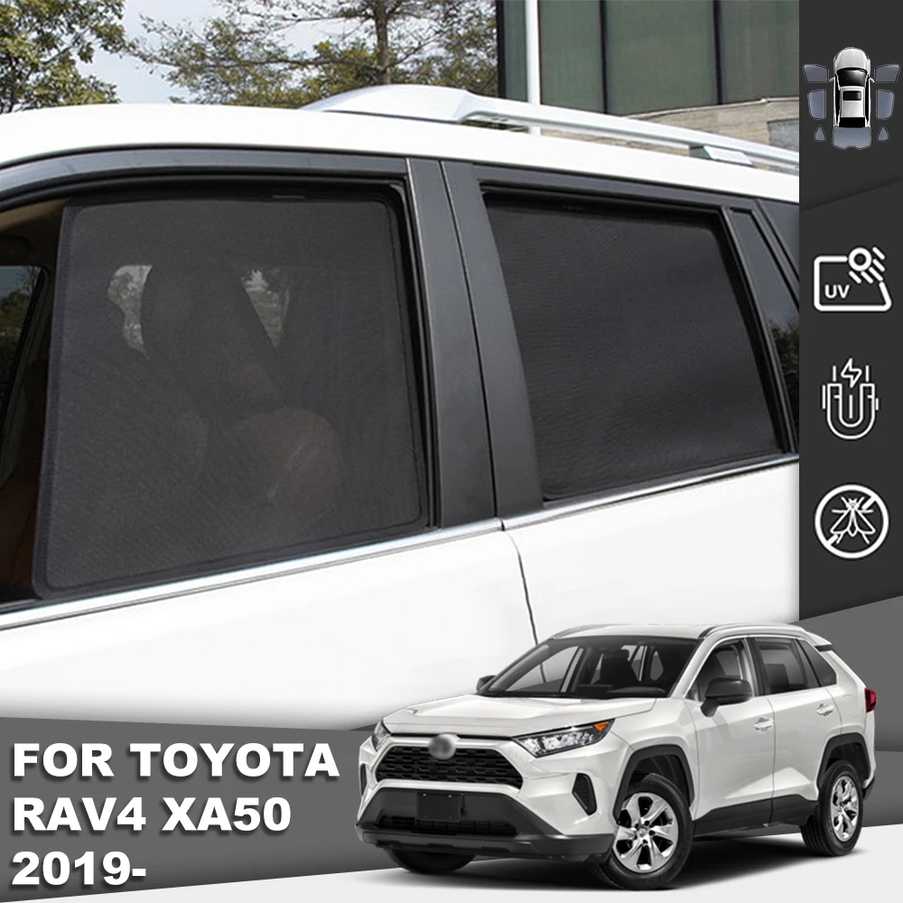 Для Toyota RAV4 Rav 4 2019 2020 2021 2022 Магнитный автомобильный козырек от солнца передняя и
