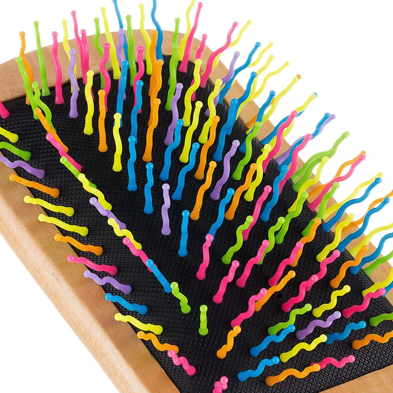 Деревянная расческа Radix с монолитными блоками для укладки волос безопасные