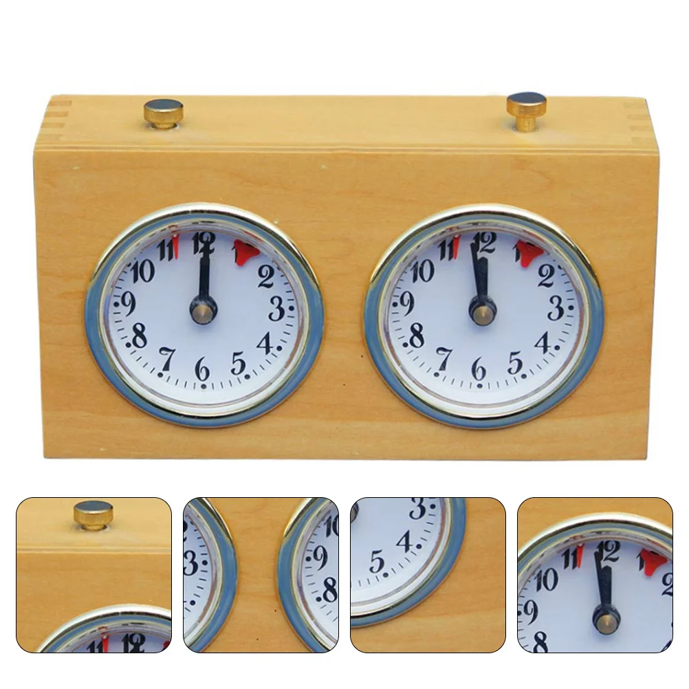 

1pc Chess Mechanical Timer Device Practical Reliable Mechanical Clock Chess Timer