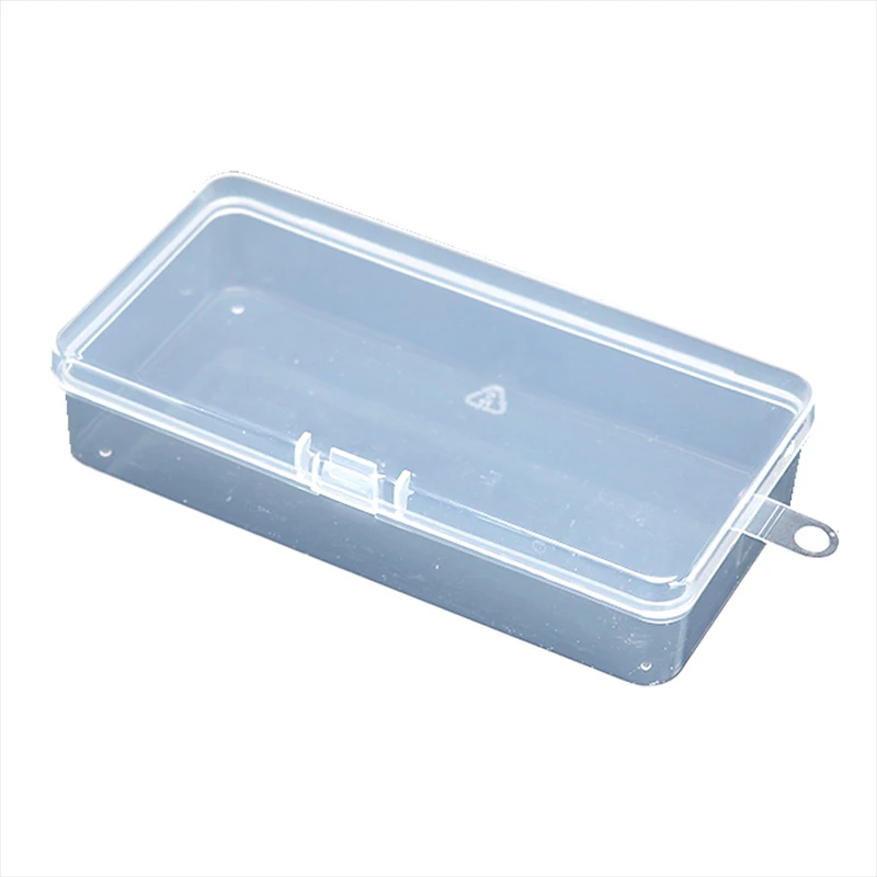 

Plastic Storage Box Components Battery Organize Screw Sample Translucent Rectangle Plastic Case C124