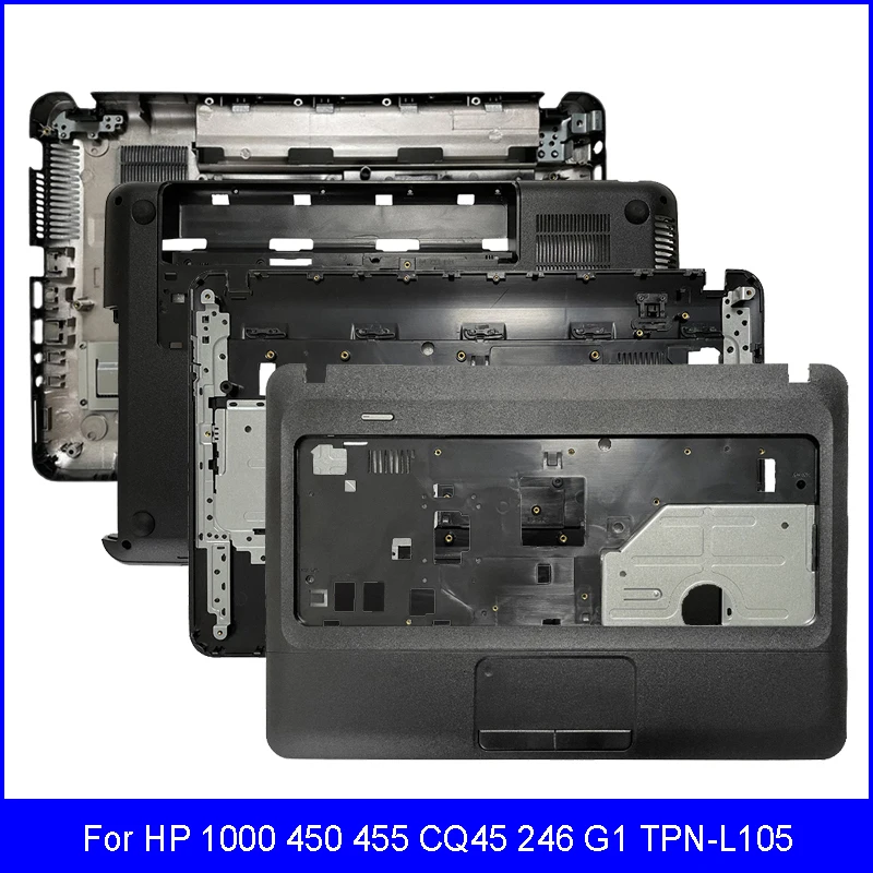 

Новая крышка для ноутбука HP 1000 450 455 CQ45 246 G1 TPN-L105 Series, подставка для рук с верхней крышкой touc hp ad, черная нижняя базовая крышка