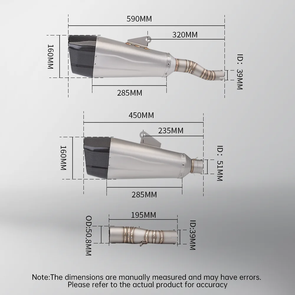 Надевается для KYMCO AK550 AK 550 выхлопная система мотоцикла Escape из нержавеющей стали