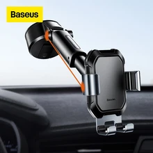 Baseus-Soporte Universal para teléfono móvil en el coche, accesorio con ventosa ajustable, para GPS, para iPhone 12 Pro Max Xiaomi POCO