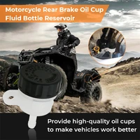 motorcycle rear brake oil cup fluid bottle reservoir with rubber seal gaskets for polaris sportsman 300 400 500 1930854