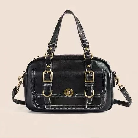 

American Style Retro Vintage Pu Leather Messenger Bag High Capacity Women's Bag Crossbody Bag Tote Bag Satchels Purseshandbags