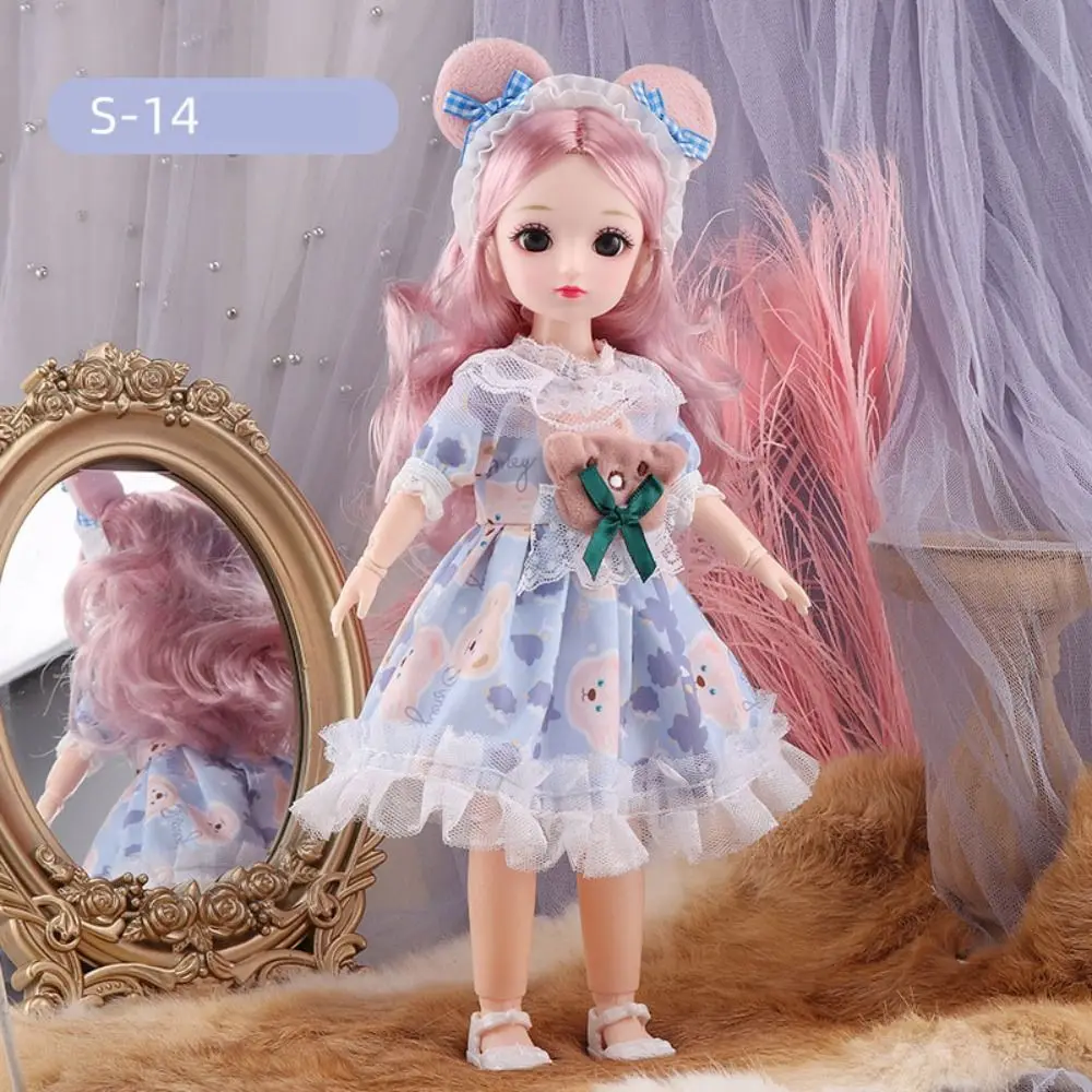 Блондинка 16 bjd куклы, игрушки DIY с одеждой коричневые глаза 30 см шарнирные игрушки наряд красочная шарнирная кукла детская игрушка (art.: 3920c63ba2e09) - 3920c63ba2e09