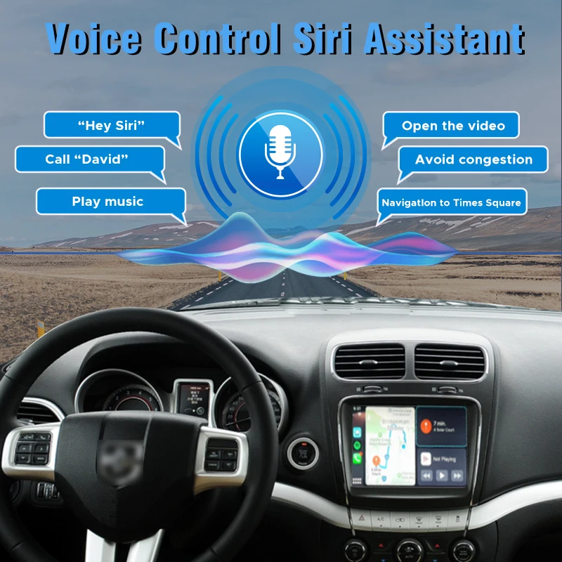 Фото Android Auto Ai Box для Fiat Freemont Автомобильный DVD-плеер Mirror Link AirPlay DSP Навигация Беспроводной Apple CarPlay Plug and Play №3