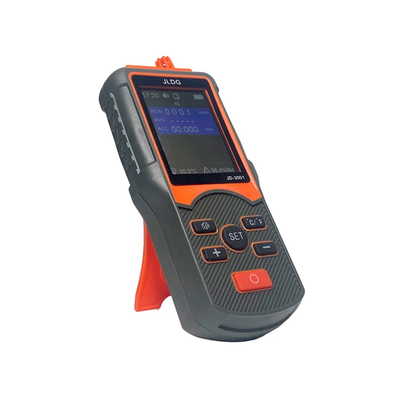 

JD-3001 Geiger Counter and Electromagnetic Radiation Detector Temperature Humidity meter