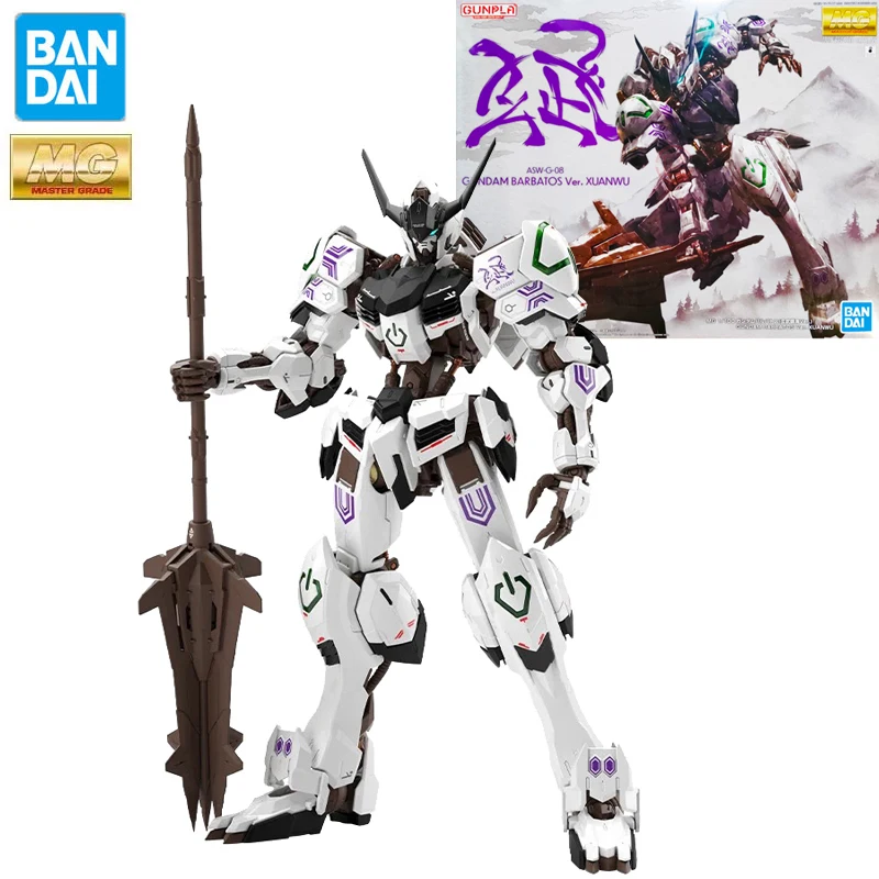 Mg Series 1/100 Gundam Barbatos Ver. Xuanwu Anime Action Figure Toys For Boys Collectible
