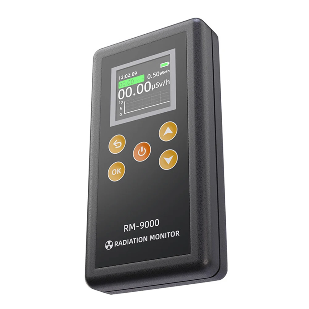 

Geiger Counter Nuclear Radiation Detector RM-9000 Xray Gamma Detector Radiation Detector 135 X 70 X 24mm Radiation Detector