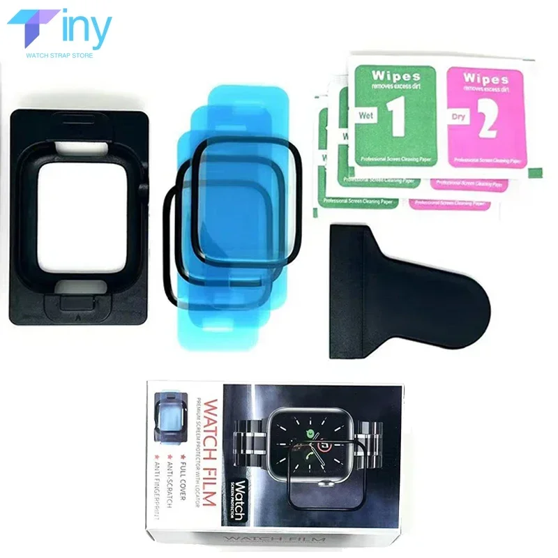 Apple Watch Ultra Series 9 8 7 6 5 4 3 Se Защитная Пленка Из Закаленного Стекла С Нано Покрытием