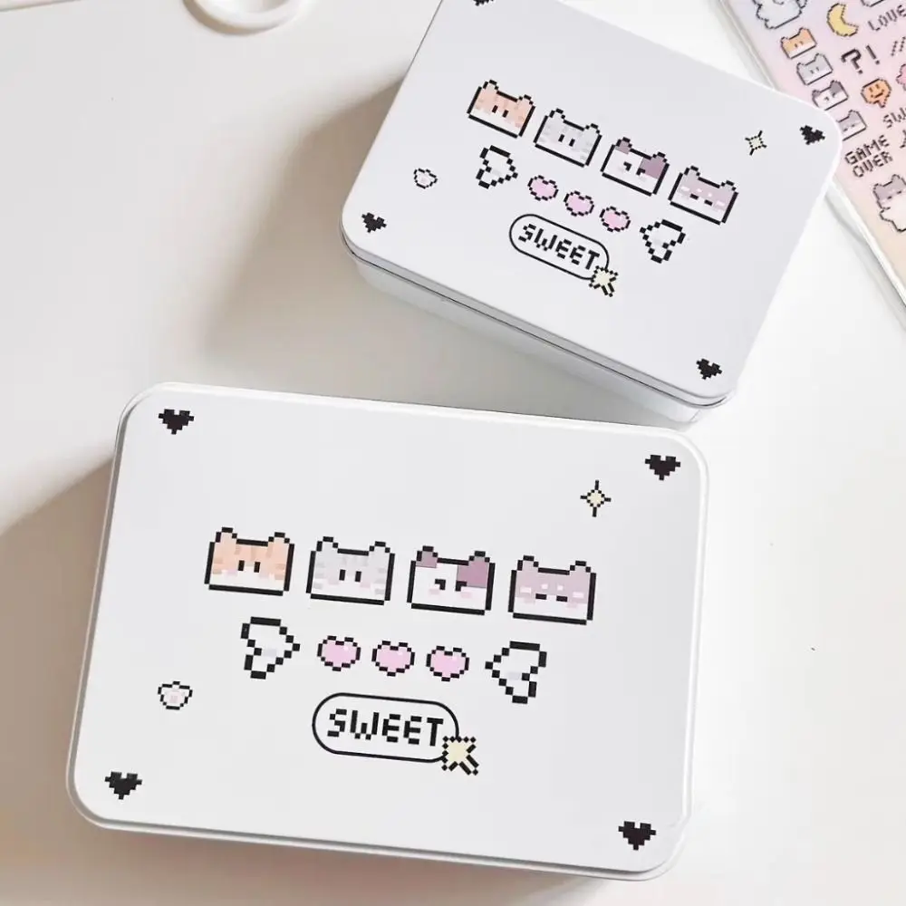 Жестяная коробка для хранения с героями мультфильмов