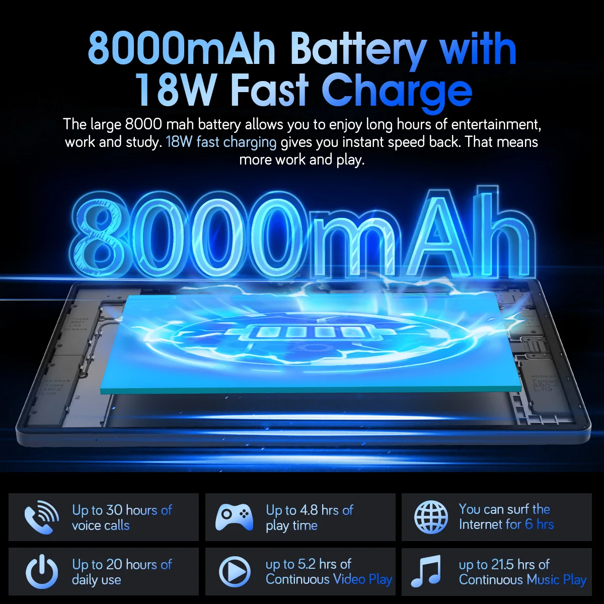 Планшет Hot Pepper 8 ГБ ОЗУ + 256 ПЗУ 10 95 дюйма 2K IPS Full HD MT8183 МП 16 8000 мАч Android 12