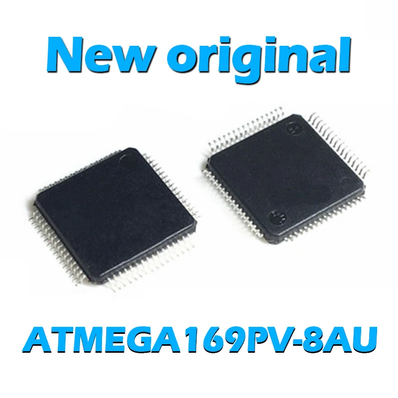 

5PCS New Original ATMEGA169PV-8AU ATMEGA169PV-8AUR TQFP-64 MCU Microcontroller Memory Chip