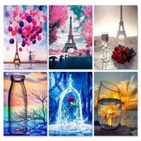 ruopoty 5d diamond painting landscape diy diamond embroidery new arrival mosaic rhinestone picture home decor beaded gift