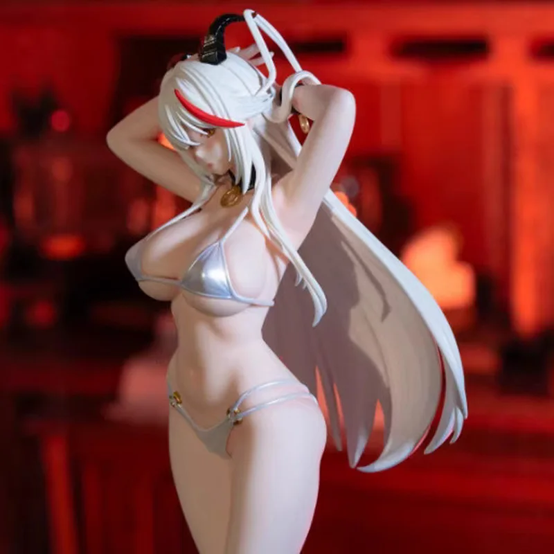 Фото Аниме-фигурка красивой девушки Azur Lane Aegir в бикини, в коробке, украшение для компьютерного корпуса, для коллекции взрослых. №3