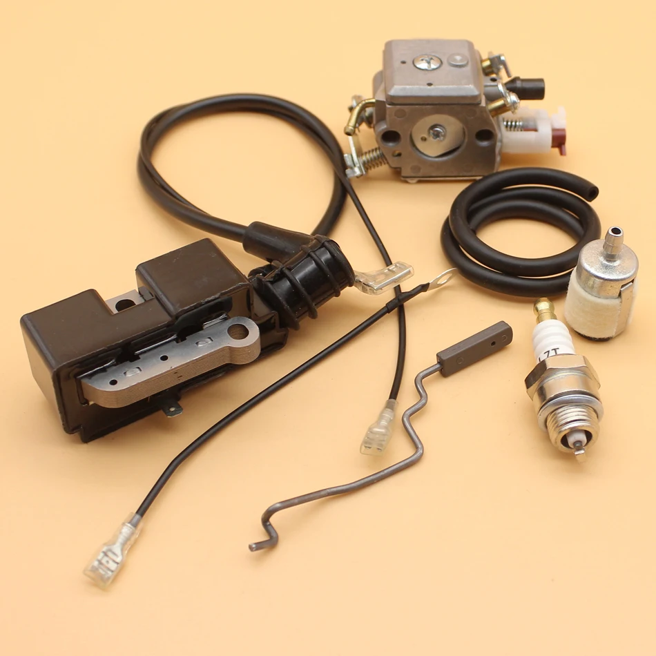 

Carburetor Carb Iginition Coil Throttle Rod Fuel Hose Filter For HUSQVARNA 353 350 346 XP 345 340 Chainsaw 503283210